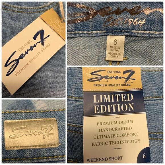 NWT Seven7 Limited Edition Weekend Shorts Sz 6 - Picture 4 of 5